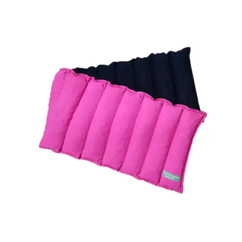 Fuchsia neck wheat bag folded