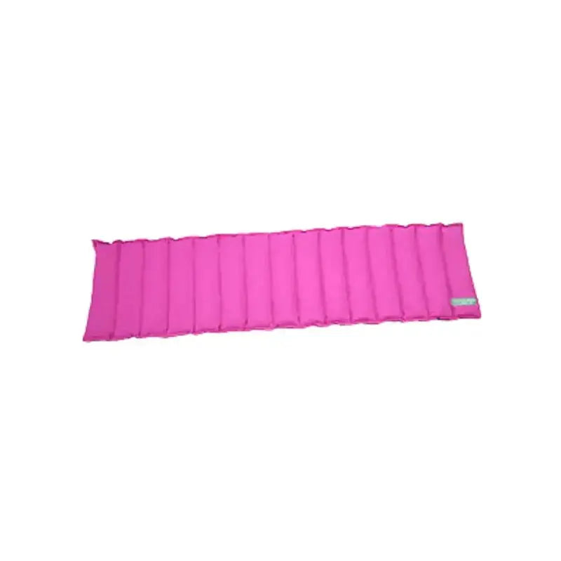 Fuchsia neck wheat bag flat lay