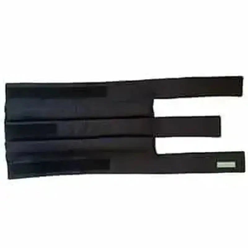 Knee Wheat Bag Black flat lay