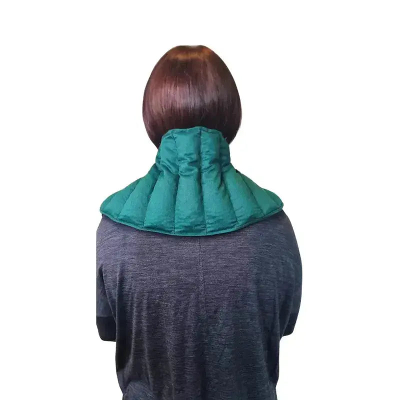 Green neck wheat bag back