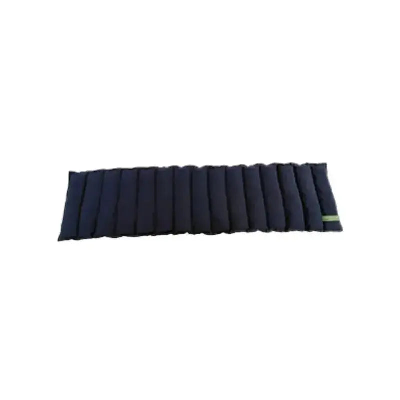 Navy neck wheat bag flat lay