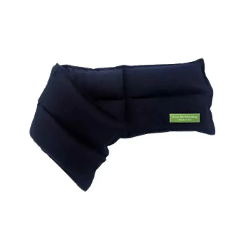 Navy rectangle wheat bag, back