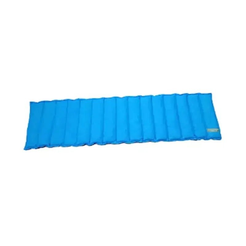 Turquoise neck wheat bag flat lay