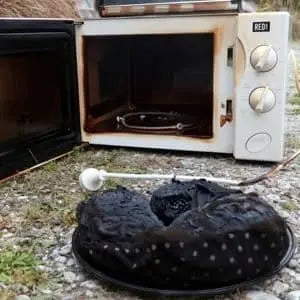 Burned wheat bag