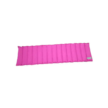 Fuchsia neck wheat bag flat lay