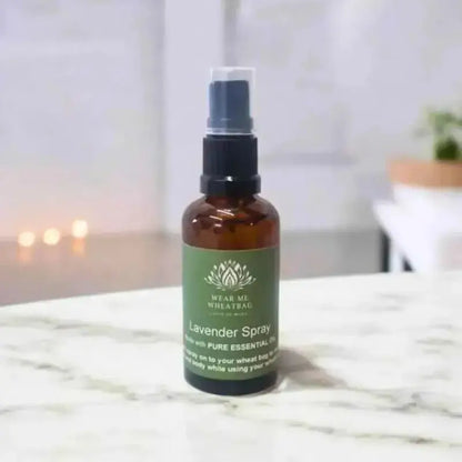 Lavender spray, front of bottle