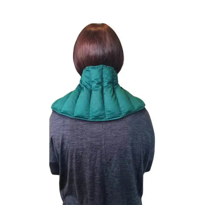 Green neck wheat bag back