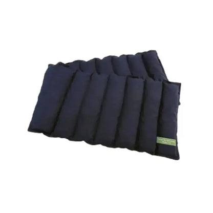 Navy neck wheat bag folded