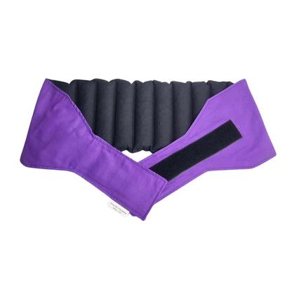 Purple waist wheat bag, flatlay