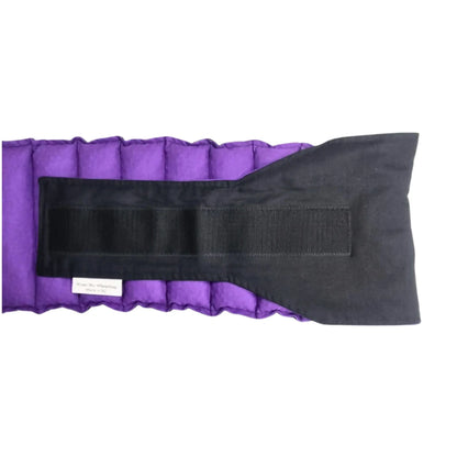 Close up of hook velcro on waist wheat bag strap