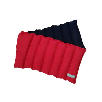 Red neck wheat bag folded